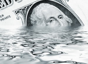 bigstock-Sinking-Dollar-5259163